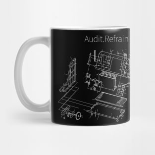 Audit.Refrain White Mug